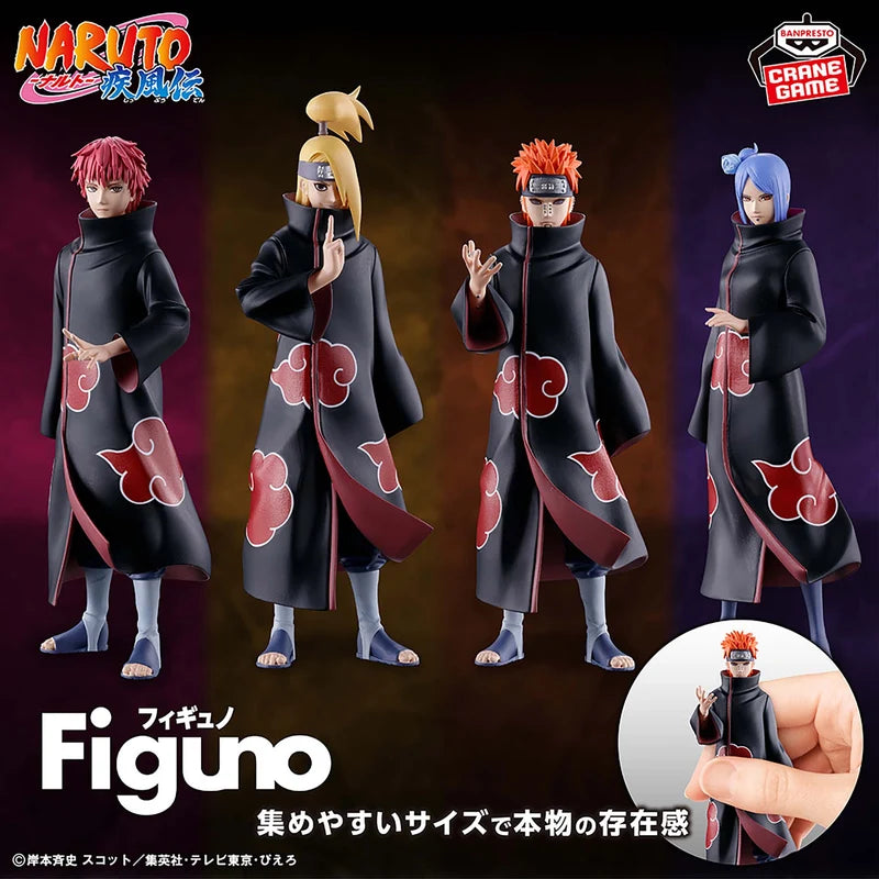 Banpresto - FIGUNO Naruto Shippuden Figuno Sasori, Deidara, Pain & Konan Figure