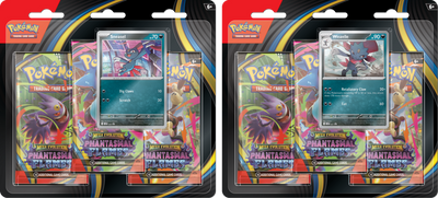 Pokémon TCG: Mega Evolution ME02 - Phantasmal Flames Three Booster Blister - ESPAÑOL
