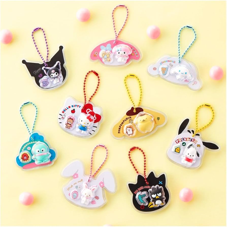 Sanrio Characters Package Charm Chobo balls