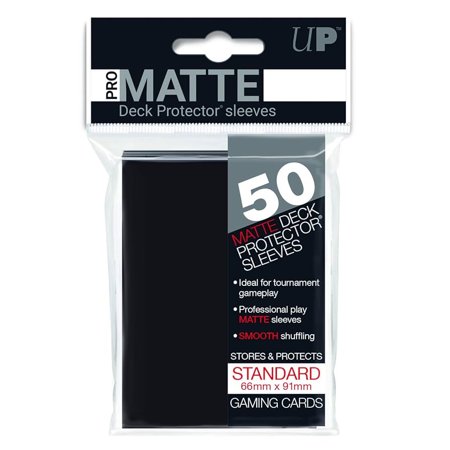 Ultra Pro: Pro-matte Standard Sleeves - Black (50ct)