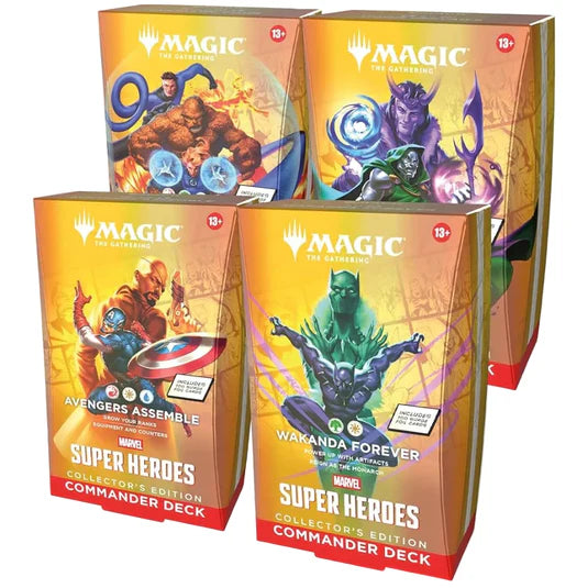 Magic the Gathering: Marvel Super Heroes Collector Commander Deck SET - INGLÉS