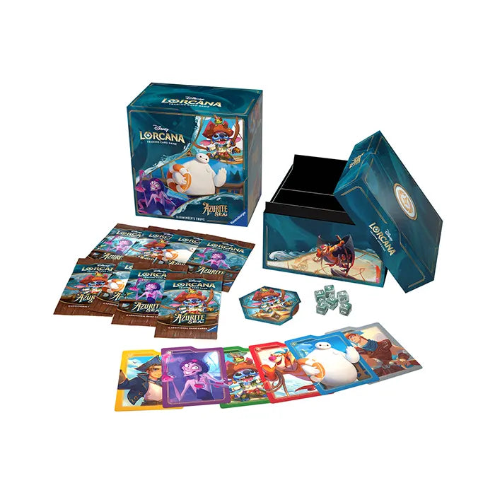 Disney Lorcana Trading Card Game: Azurite Sea Trove Pack - INGLÉS