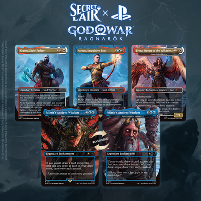 Magic the Gathering: Secret Lair Drop - God of War: Redemption - Regular - INGLÉS