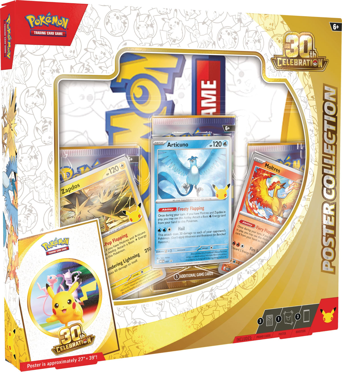 Pokémon TCG: 30th Anniversary Celebration Poster Collection - ESPAÑOL