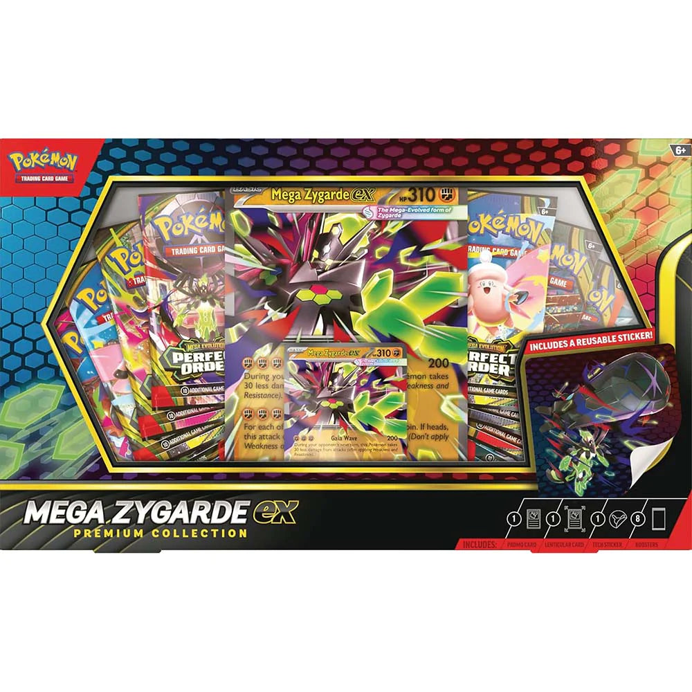 Pokémon TCG: Mega Zygarde ex Premium Collection - INGLÉS