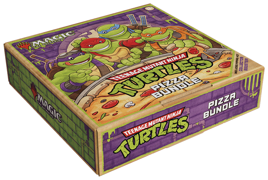 Magic the Gathering: Teenage Mutant Ninja Turtles Pizza Bundle - INGLÉS