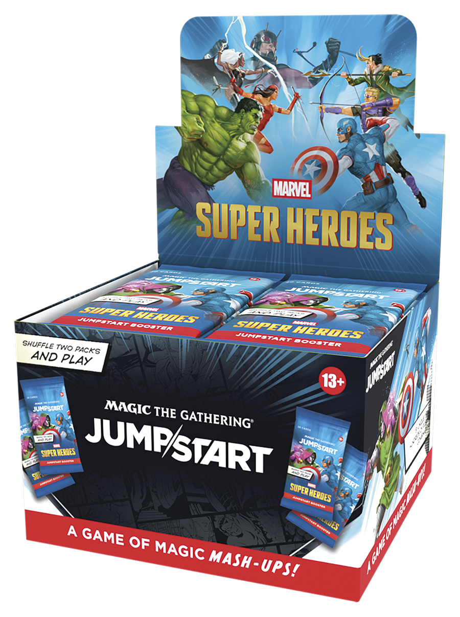 Magic the Gathering: Marvel Super Heroes Jumpstart Booster Box - INGLÉS