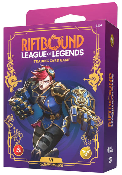 Rift bound TCG: Set 3- Unleashed- Champion Deck - VI