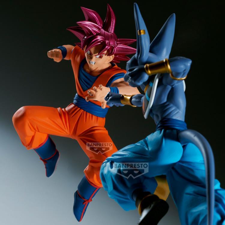 BANPRESTO - Dragon Ball Super MATCH MAKERS Super Saiyan God Goku (VS Beerus) Figure