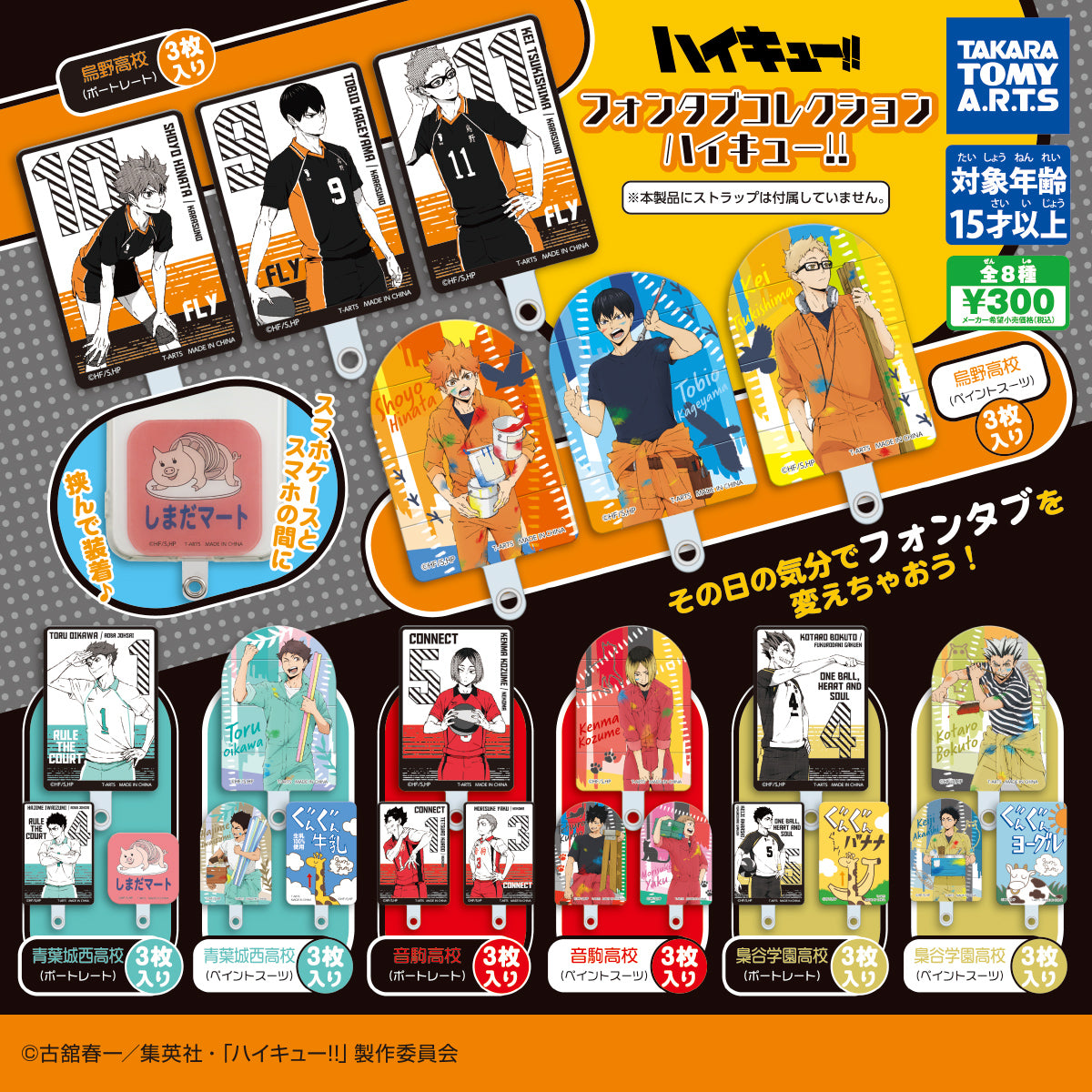 Gachapon - Haikyuu!! Phone Tab Collection