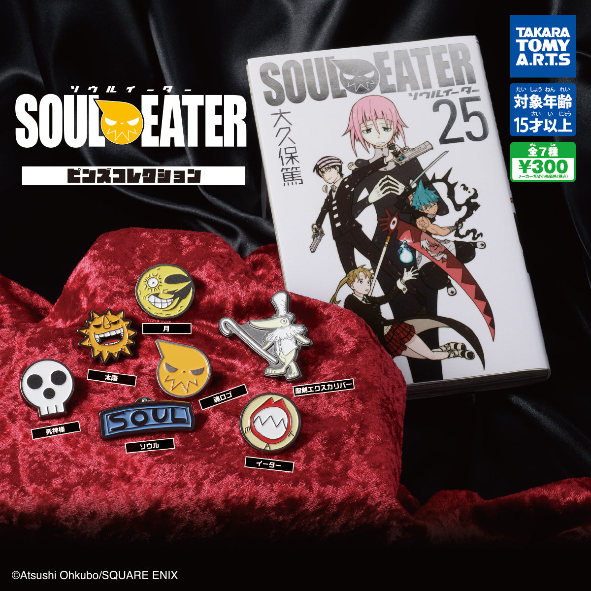 Gachapon - Soul Eater Pins Collection