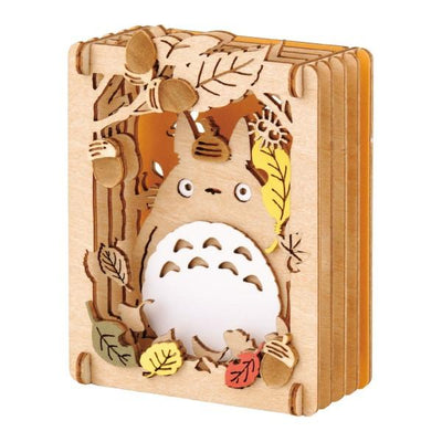 Ghibli - My Neighbor Totoro "Autumn Sunlight Through Trees" Paper Theater -Wood Style-