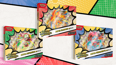Pokemon TCG: Mega Evolution ME02.5 - Mega Meganium/Emboard/Feraligatr Ex Box - ESPAÑOL