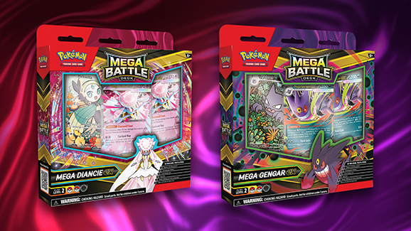 Pokémon TCG: Mega Battle Deck—Mega Gengar ex / Mega Diancie ex - INGLÉS