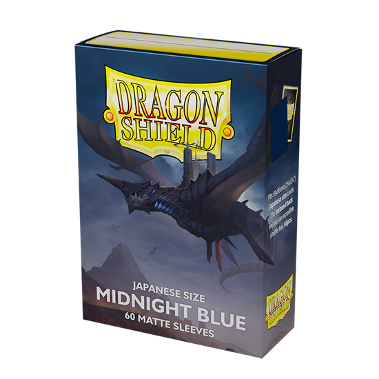 Dragon Shield: 60 Micas Tamaño Small Midnight Blue Matte
