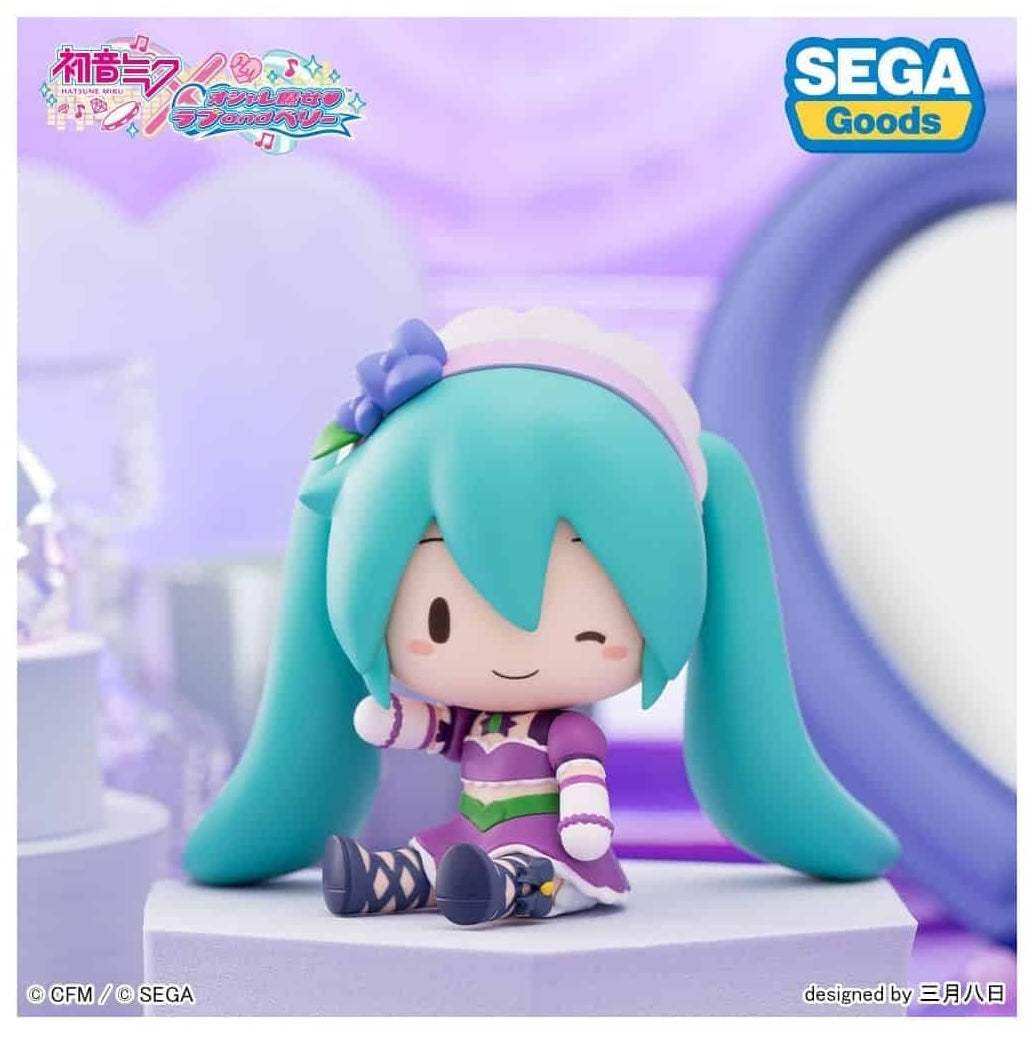 Banpresto - Hatsune Miku × Fashionable Witches Love and Berry Fuwapuchi Figure Purple