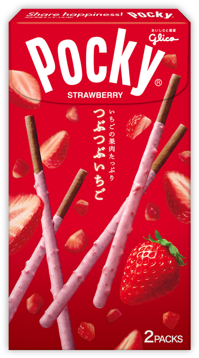 Glico Pocky Srawberry Share Happiness 55g
