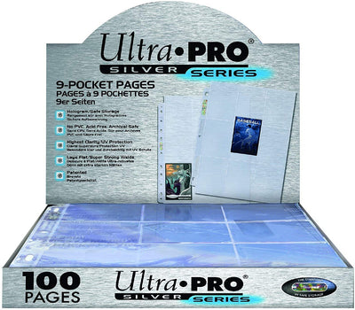 Ultra Pro: Silver Series 9-pocket Page, 100 ct