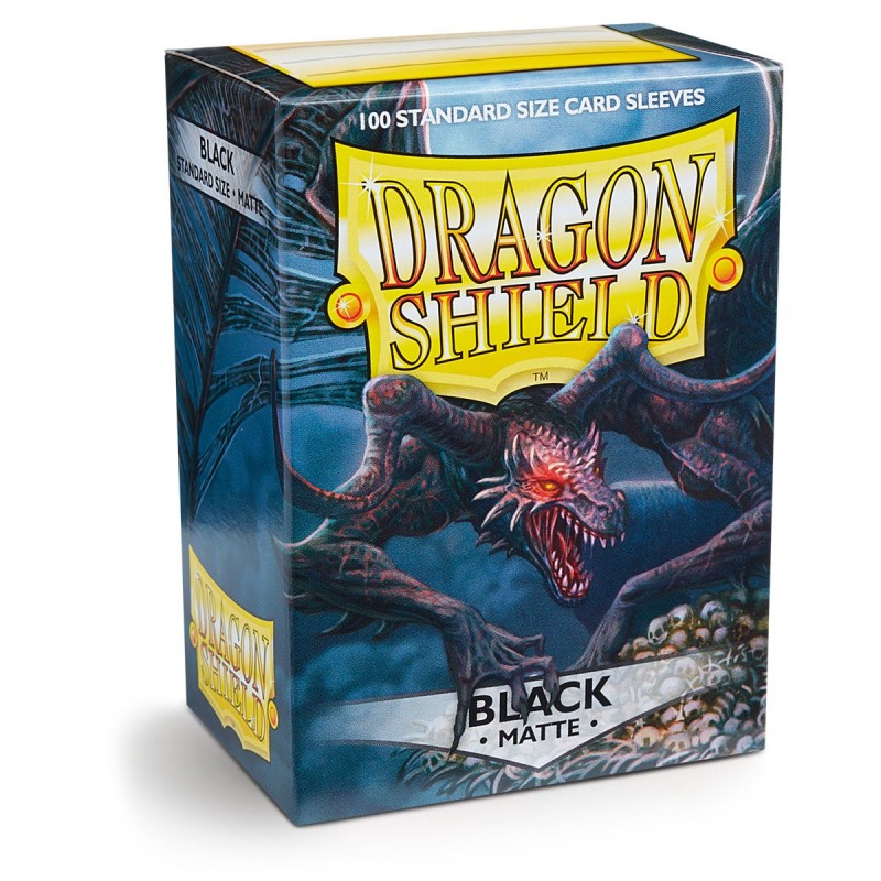 Magic The Gathering Commander Dragon Shield - Fundas Para Tarjetas (100 Unidades, Tamaño Estándar), Color Azul Mate Funda Comic