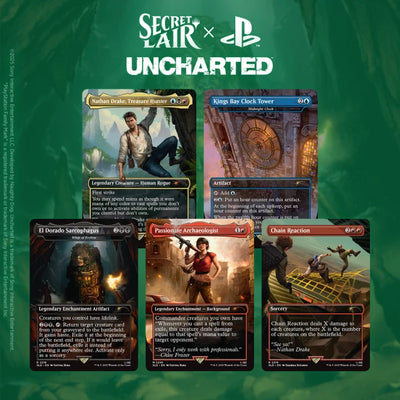 Magic the Gathering: Secret Lair Drop - Uncharted: Saga of Thieves - Regular - INGLÉS