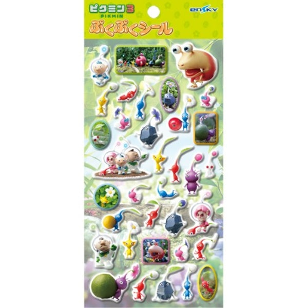 Ensky - Pikmin 3 Puffy Puffy Stickers 3D