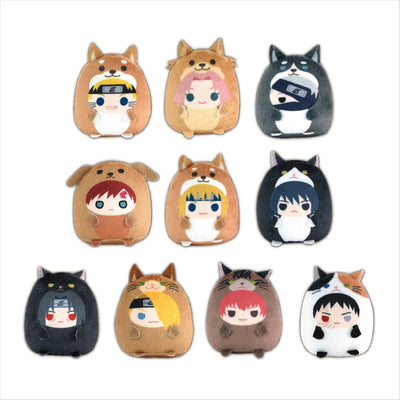 NARUTO Shippuden Tenorinzu Collection Mini Plush Blind Box.