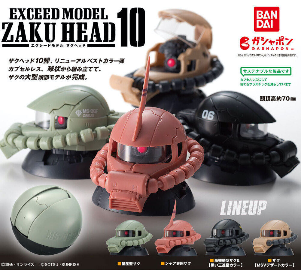Gachapon - Exceed Model Zaku Head 10