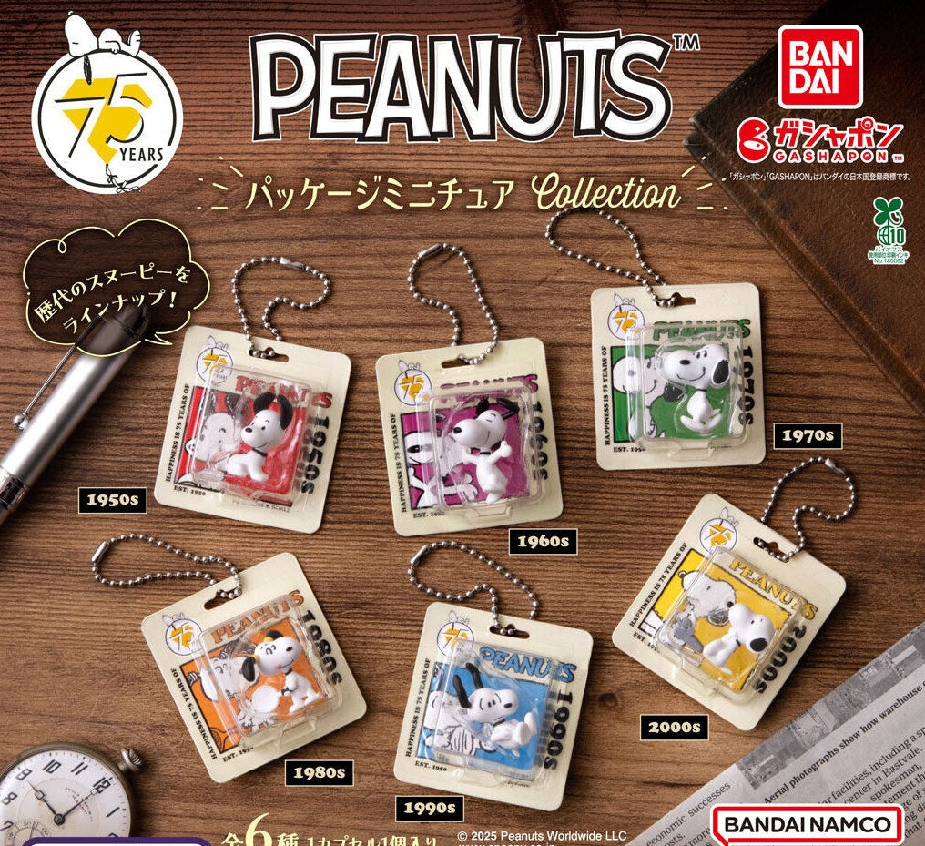 Gachapon - Peanuts Package Mini Charm