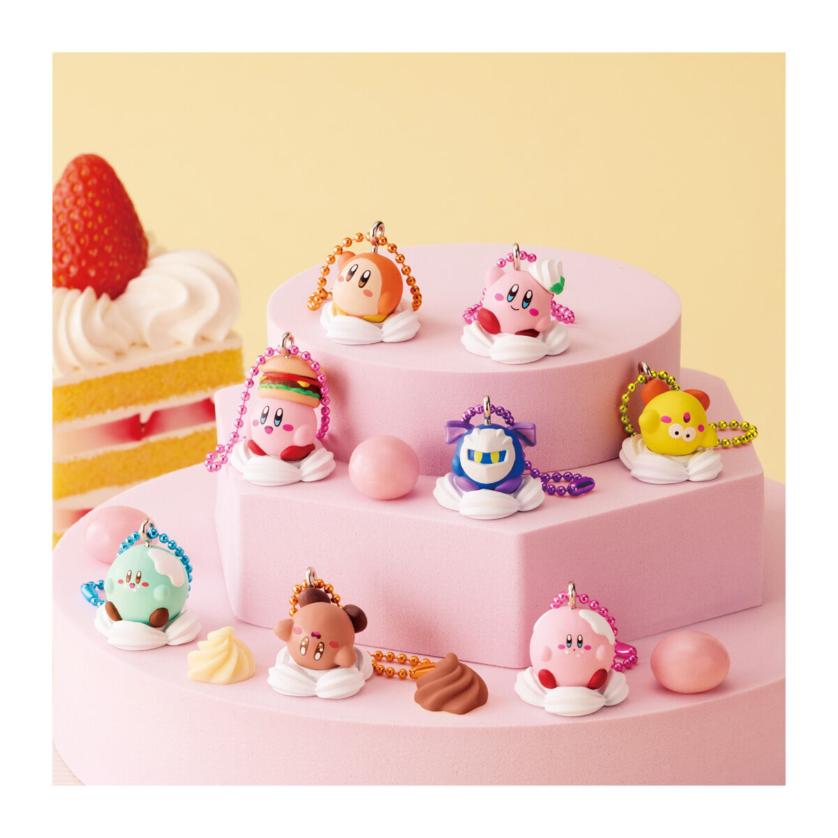 Kirby Gourmet Fest Charm Chobo balls