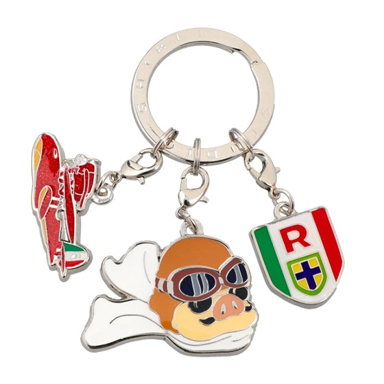 Ghibli - Triple KeyRing Porco Rosso