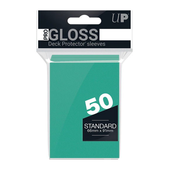 Ultra Pro: Pro- Gloss Standard Sleeves Aqua