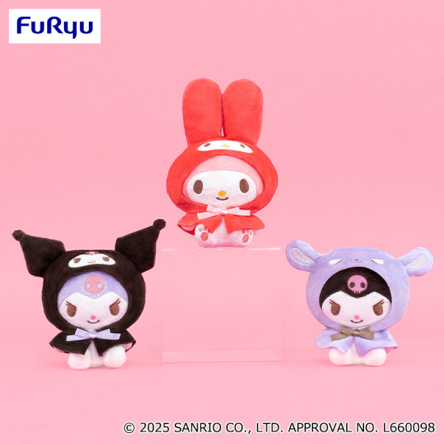 Furyu - My Melody & Kuromi Dress-Up Poncho Plush