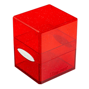Ultra Pro: Deck Box Satin Cube - Glitter Red