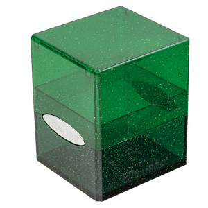 Ultra Pro: Deck Box Satin Cube - Glitter Green