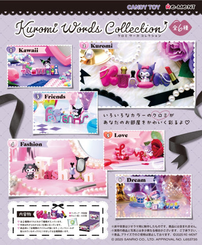 Re-Ment - Kuromi Words Collection
