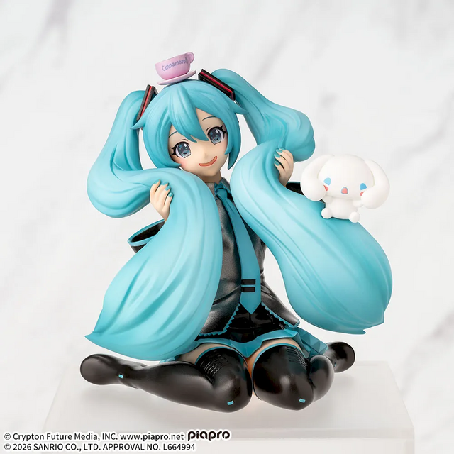 SEGA - Hatsune Miku × Cinnamoroll Chokonose Fluffy Ver. Figure