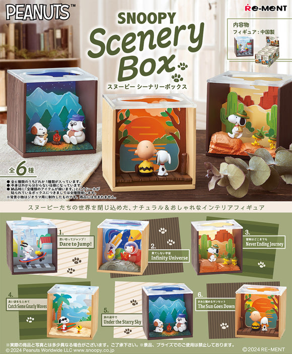 Re-Ment - Snoopy Scenery Box