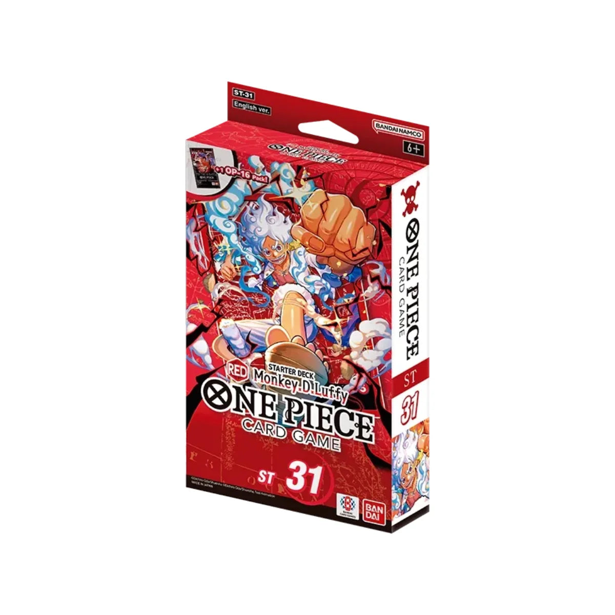 ONE PIECE CARD GAME STARTER DECKS [ST31] - RED MONKEY D LUFFY - INGLÉS