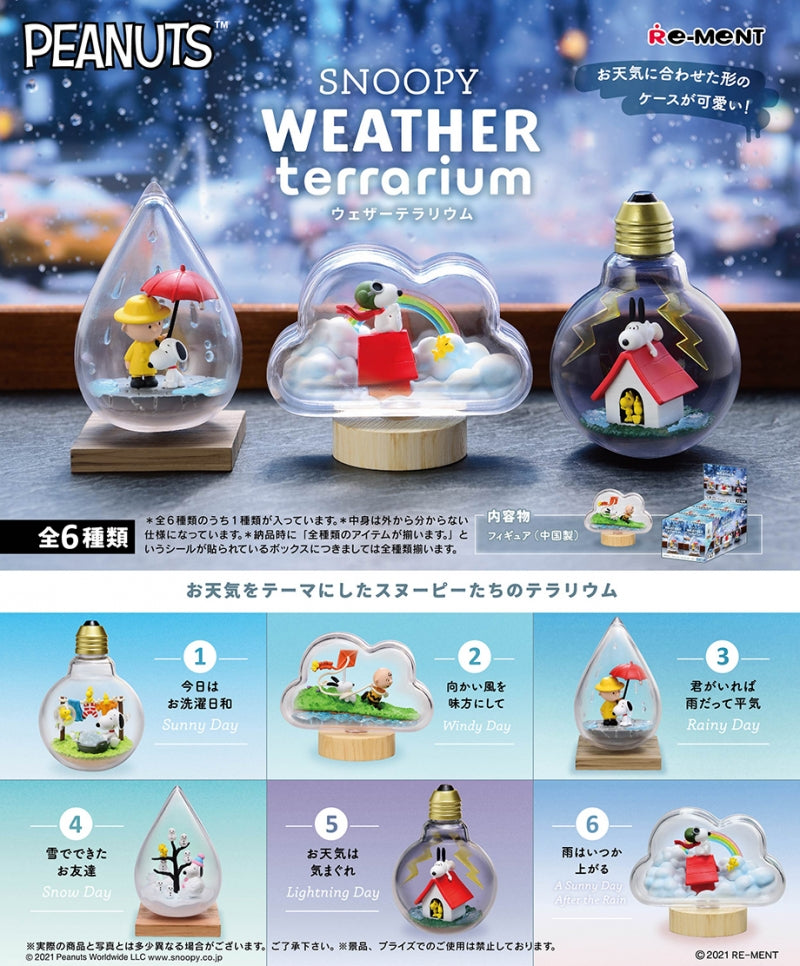 Re-Ment - Snoopy Weather Terrarium