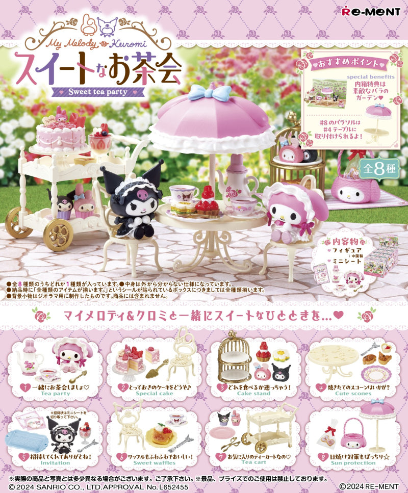 Re-Ment - My Melody & Kuromi Sweet Tea Party