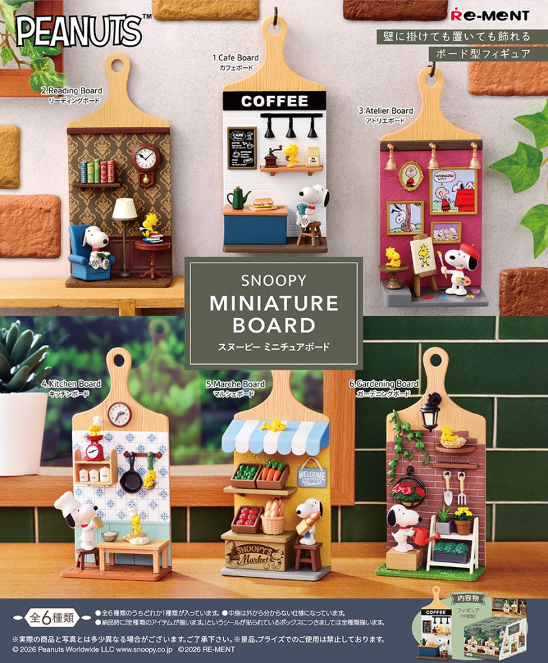 Re-Ment - Peanuts Snoopy Miniature Board