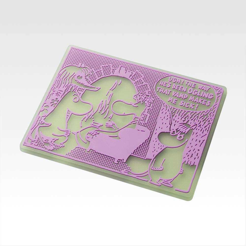 Moomin "The door is always Open" - Rubber Coaster