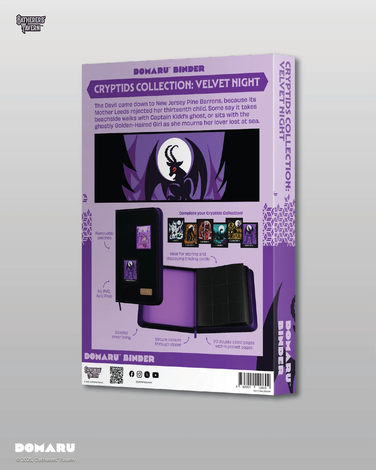 Binder: 12-Pocket DOMARU Cryptids Collection- Velvet Night