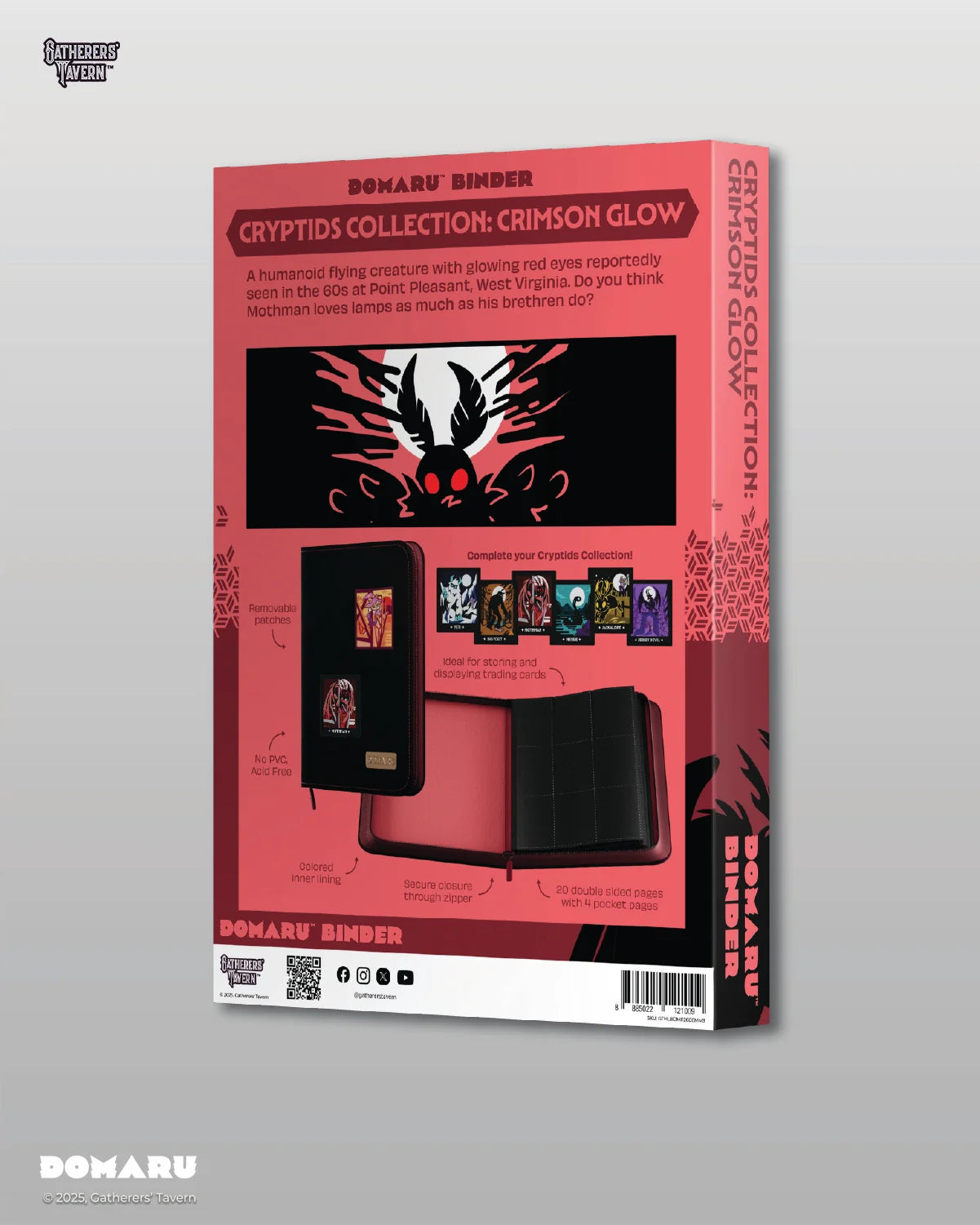 Binder: 12-Pocket DOMARU Cryptids Collection- Crimson Glow