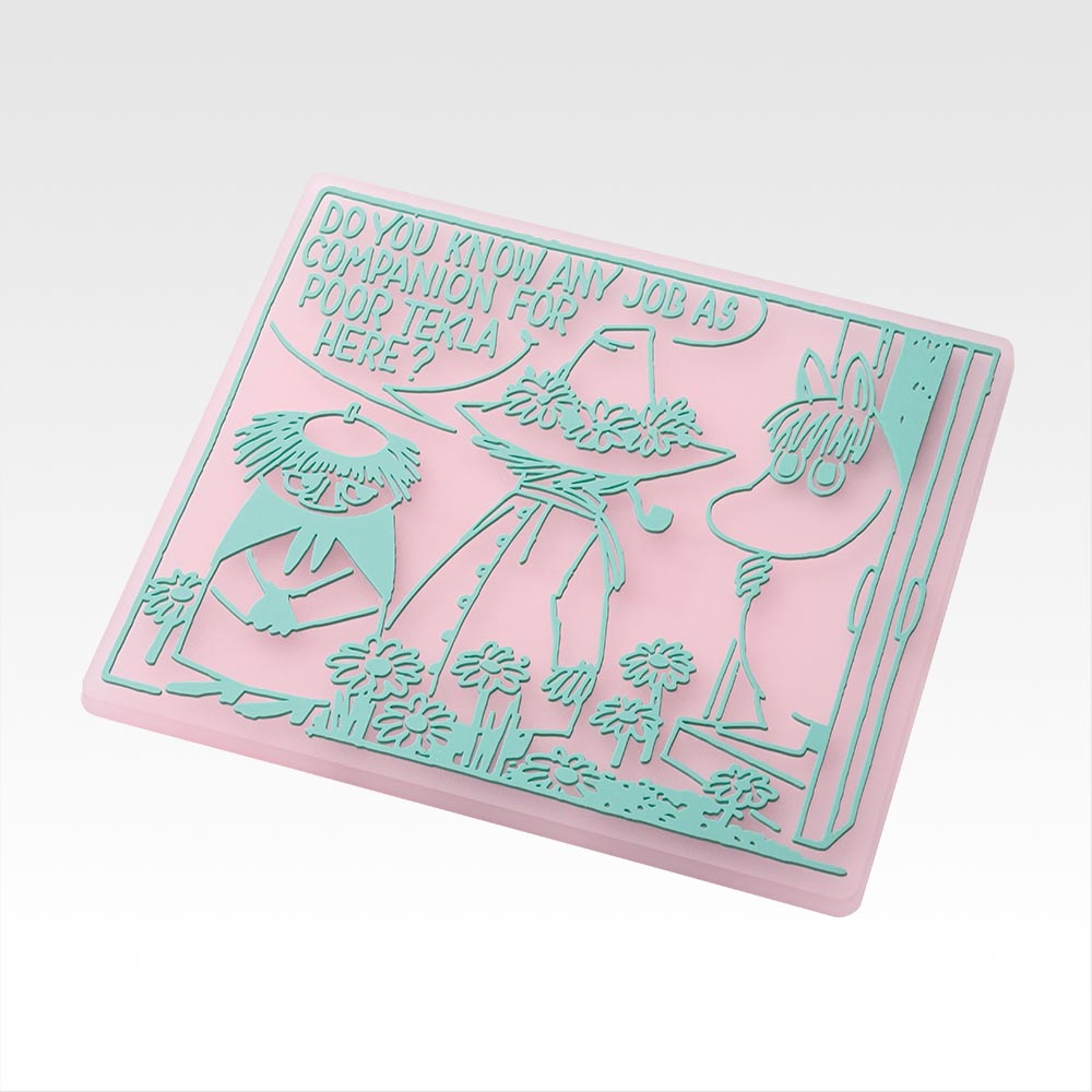 Moomin "The door is always Open" - Rubber Coaster