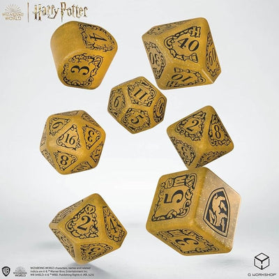 Q Workshop: Harry Potter Hufflepuff - Yellow Modern Dice