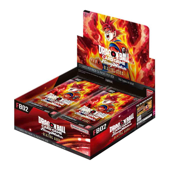 DRAGON BALL CARD GAME FUSION WORLD -BLAZING AURA- [FB-02] BOOSTER BOX