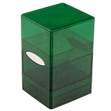 Ultra Pro: Deck Box Satin Tower - Glitter Green