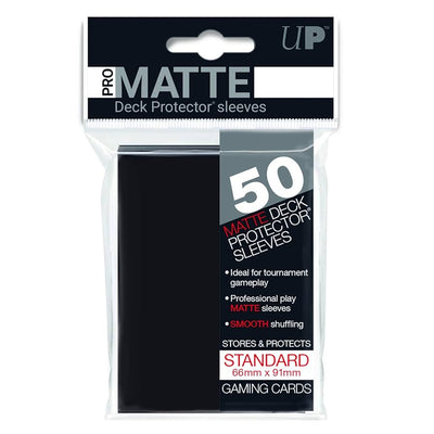 Ultra Pro: Pro-matte Standard Sleeves - Black (50ct)