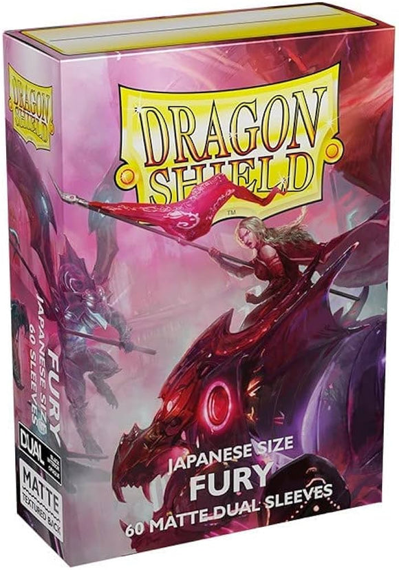 Dragon Shield: 60 Micas Tamaño Small Fury Matte Dual